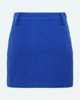 minimum female Jillana 3827 Short Skirt 4045 Lapis Blue