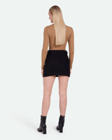 minimum female Jillana 3827 Short Skirt 999 Black