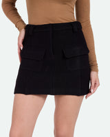 minimum female Jillana 3827 Short Skirt 999 Black