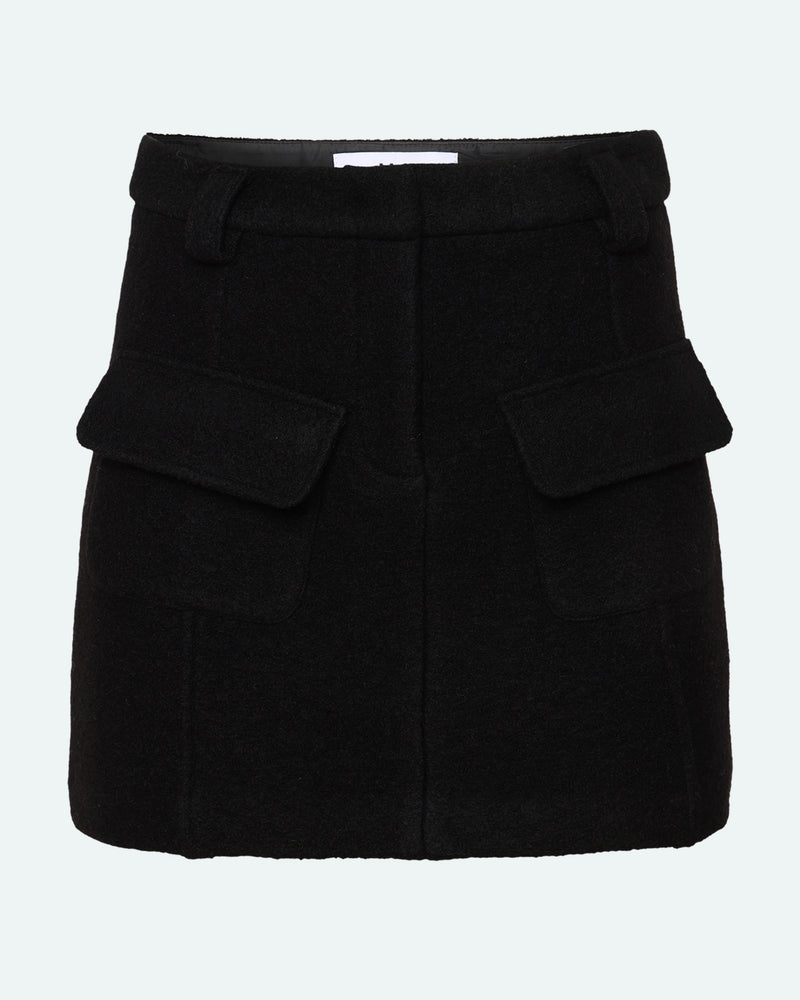 minimum female Jillana 3827 Short Skirt 999 Black