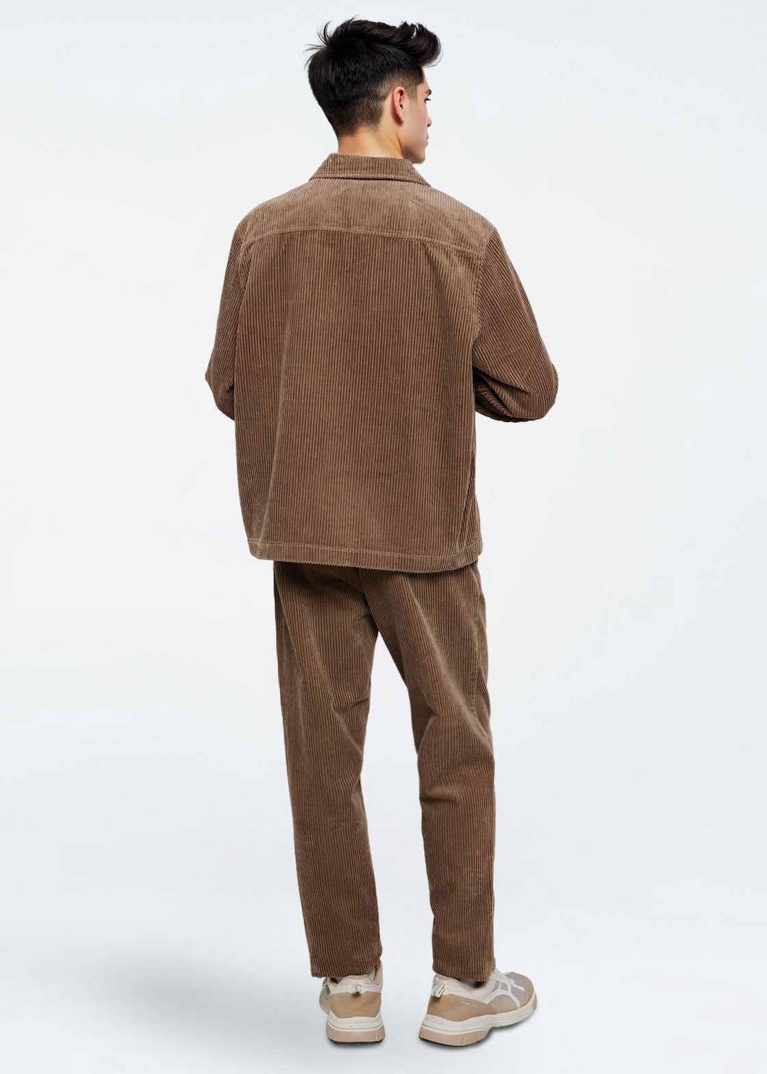 minimum male Kaison 9133 Overshirt 1815 Shitake