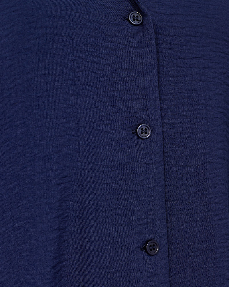 minimum female  Karenlouise 3077 Short Sleeved Shirt 3933 Medieval Blue