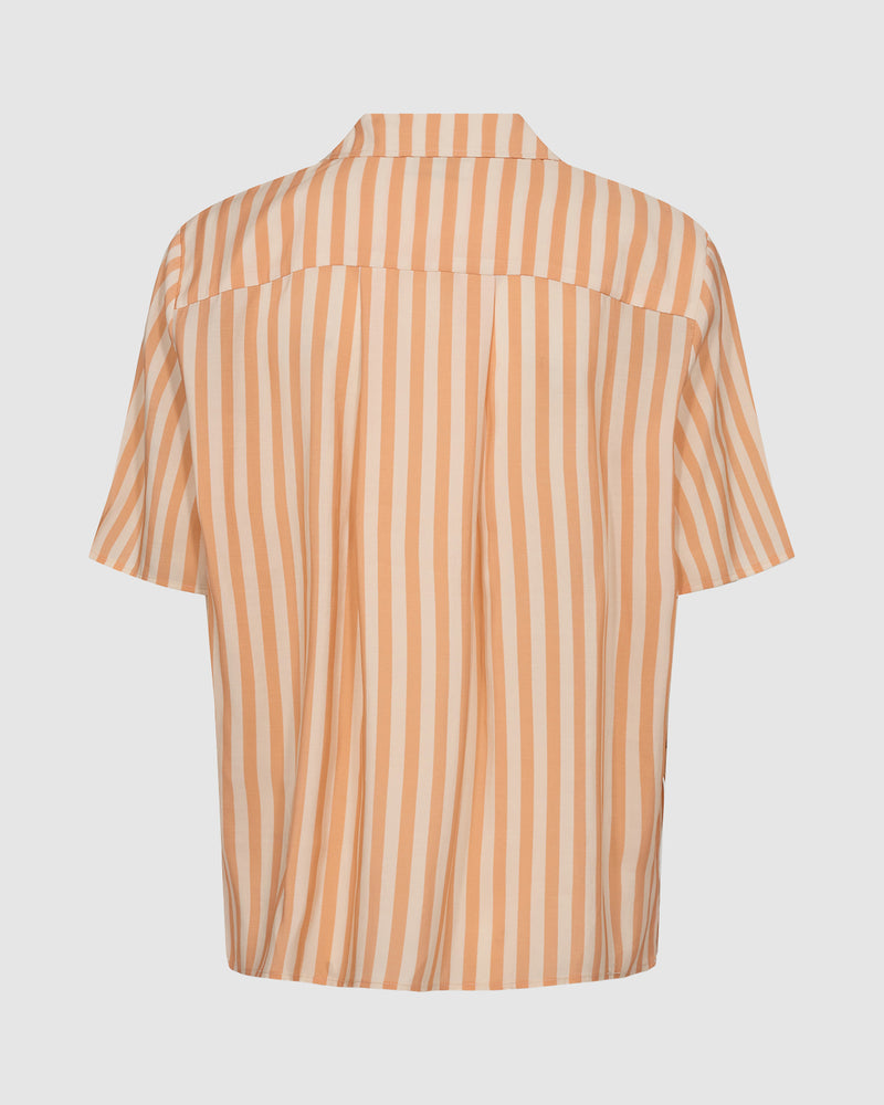 minimum female  Karlamarie 3079 Short Sleeved Shirt 1231 Peach Cobbler