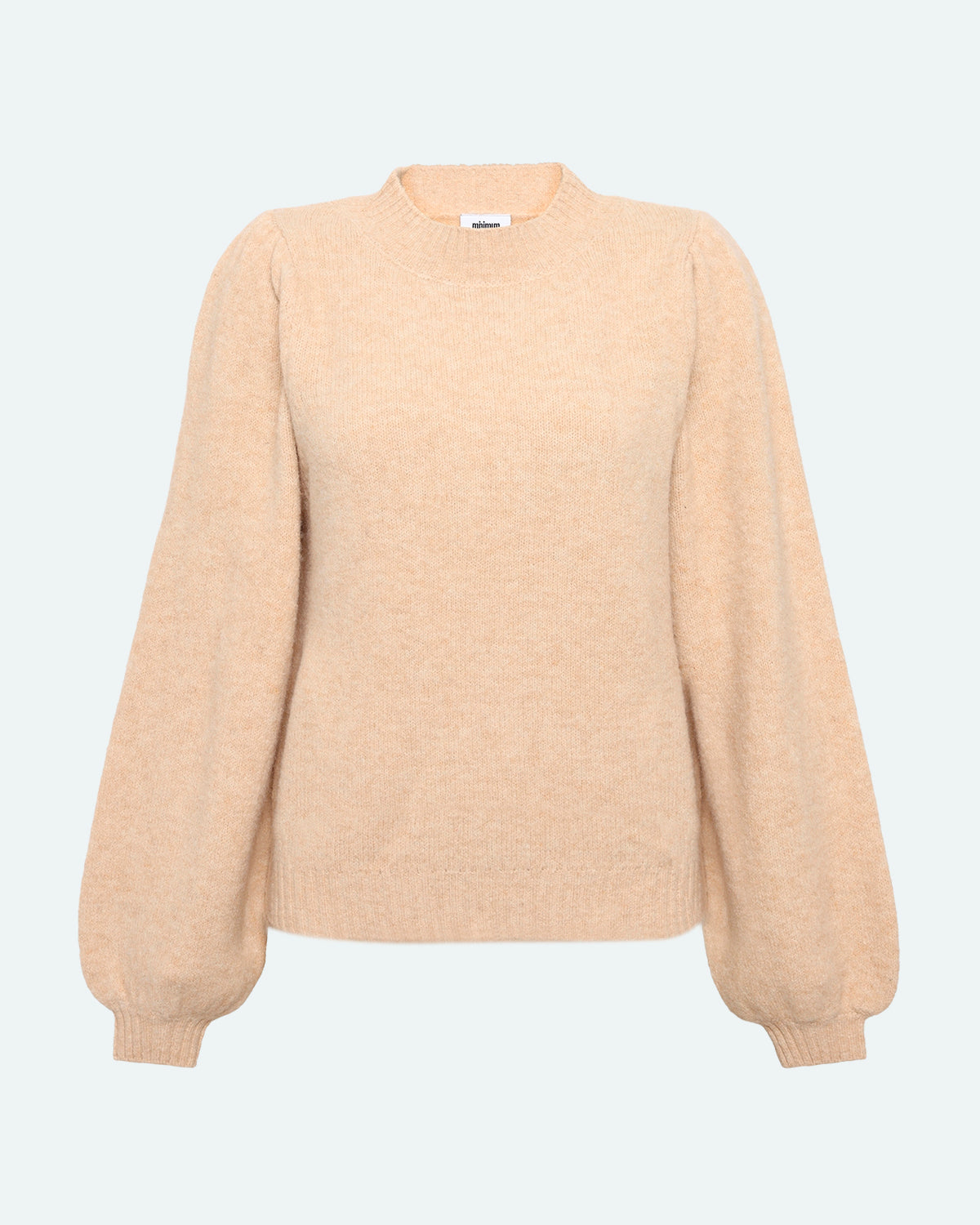 minimum female Katies 3794 Striktrøje Jumper 1105 Brown Rice