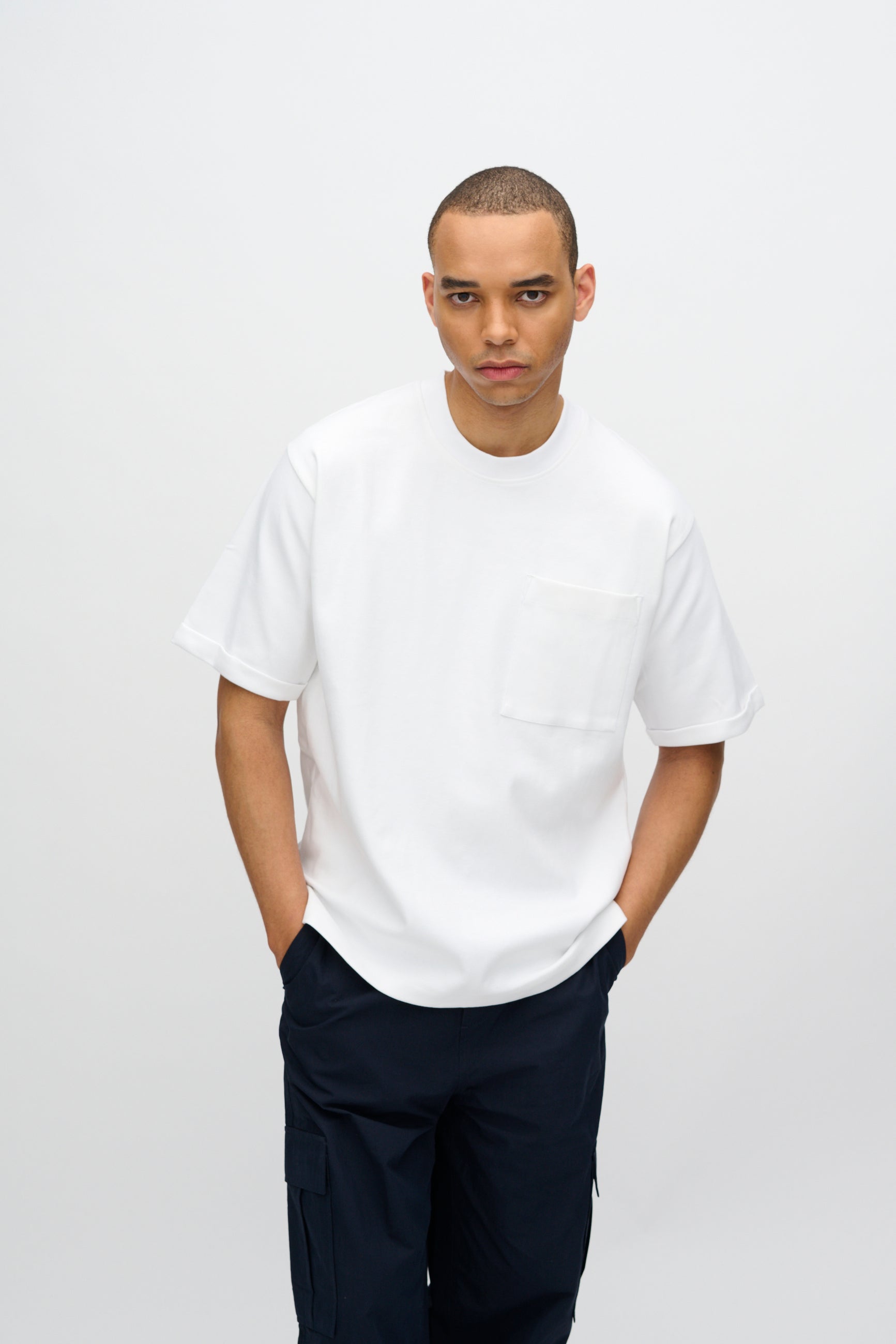 minimum male King kortærmet t-shirt 3838 Short Sleeved T-shirt 000 White