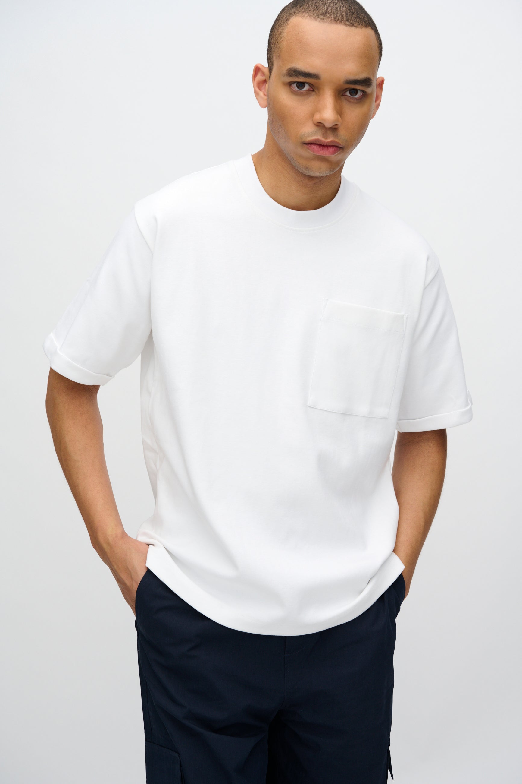 minimum male King kortærmet t-shirt 3838 Short Sleeved T-shirt 000 White