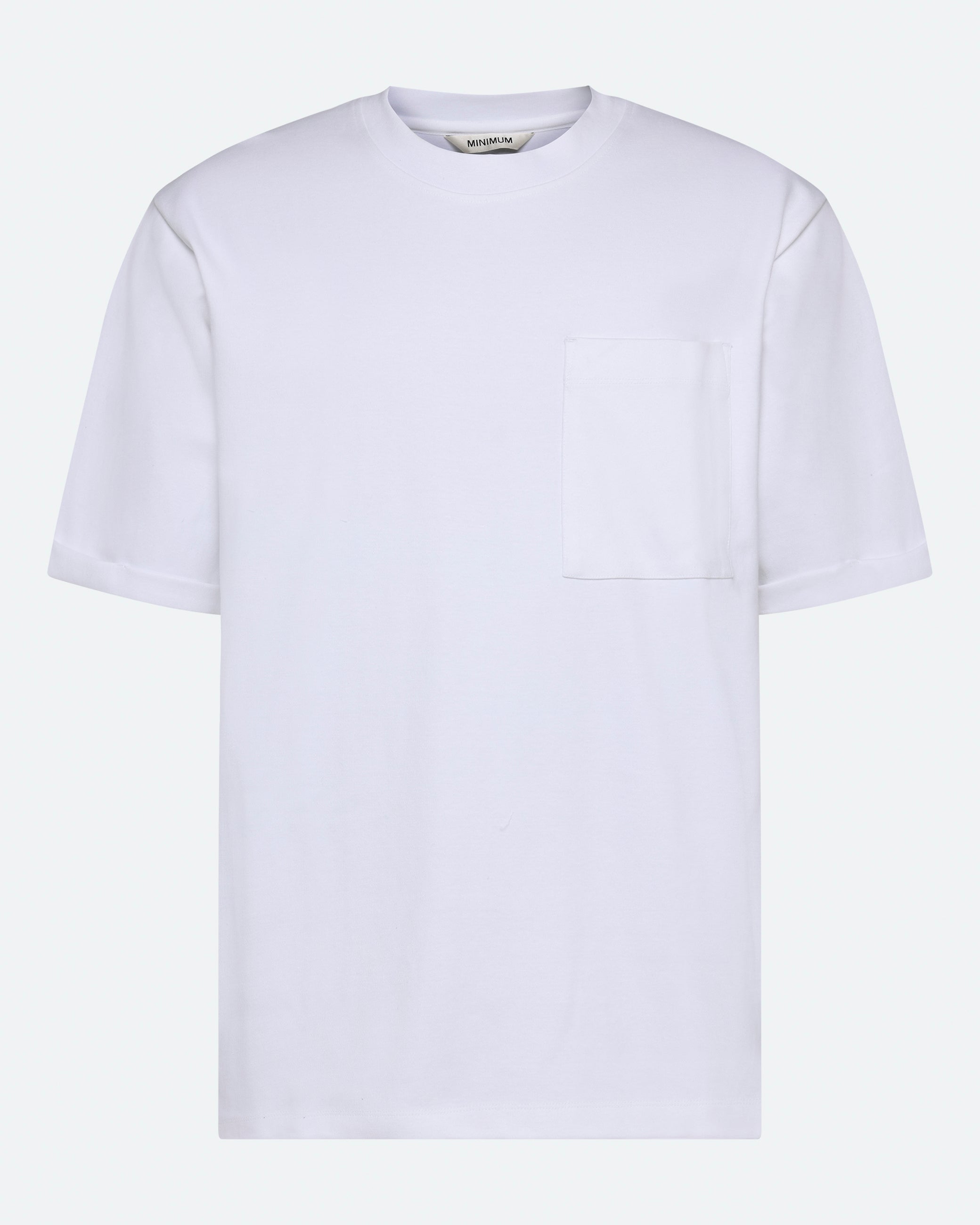 minimum male King kortærmet t-shirt 3838 Short Sleeved T-shirt 000 White