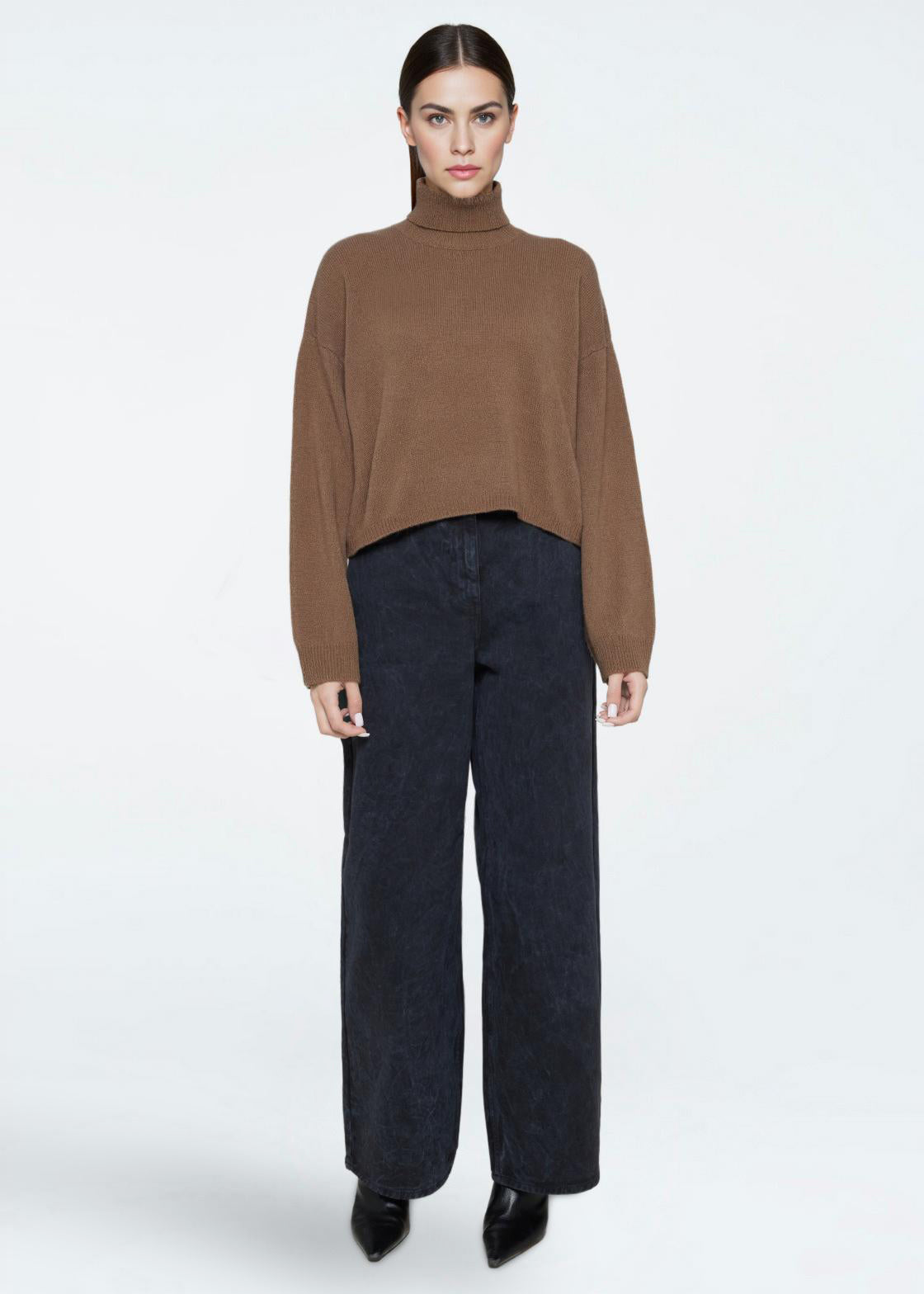 minimum female Kya knit 3912 Jumper 1815 Shitake