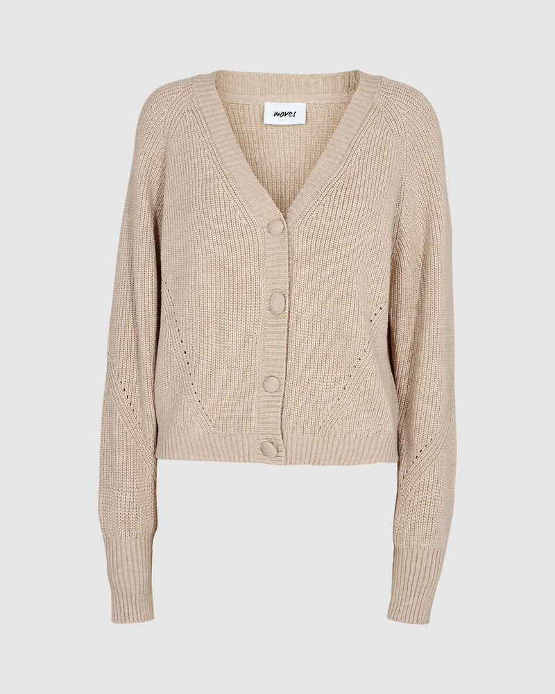 moves Laris 1686 Cardigan 131 Bleached Sand