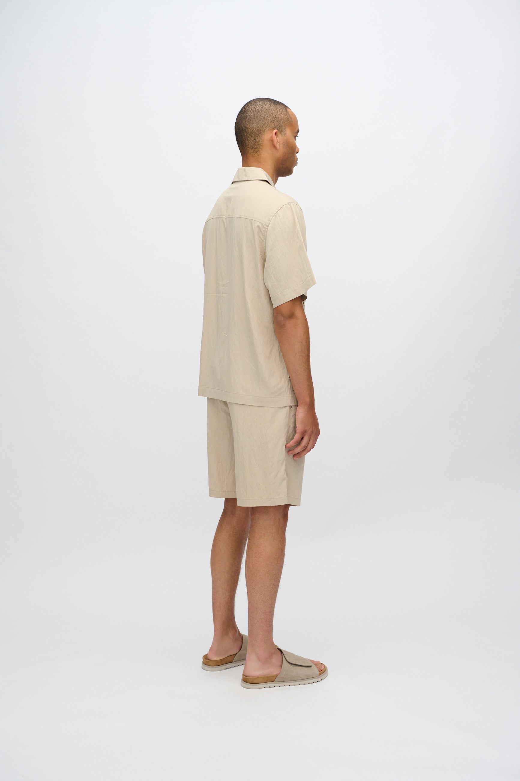 minimum male Lennon kortærmet skjorte 4222 Short Sleeved Shirt 1307 White Pepper