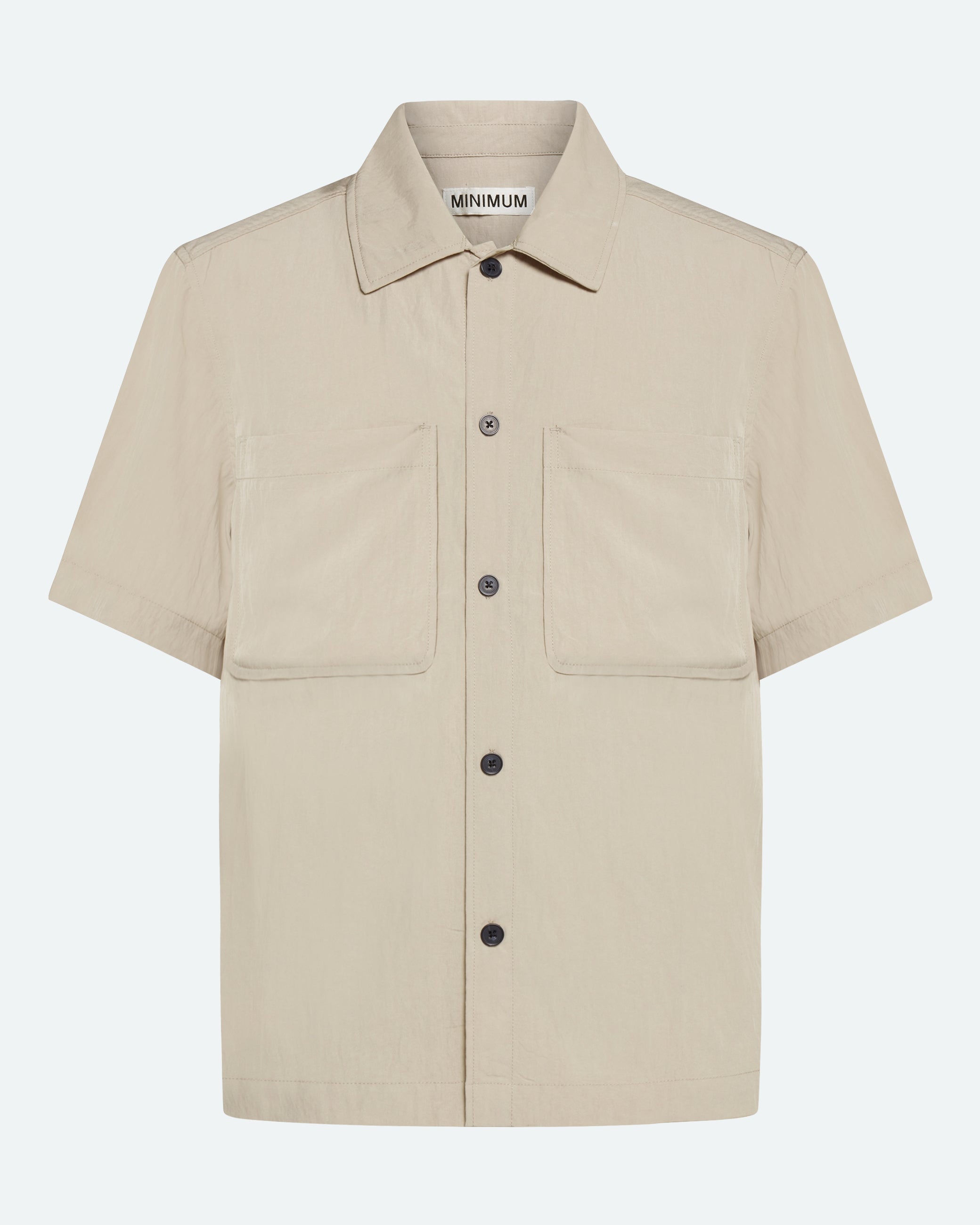 minimum male Lennon kortærmet skjorte 4222 Short Sleeved Shirt 1307 White Pepper