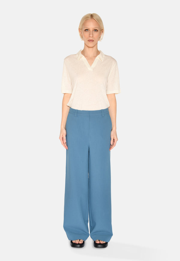 minimum female Libra stylede bukser 3021 Pant 2340 Blue Ashes