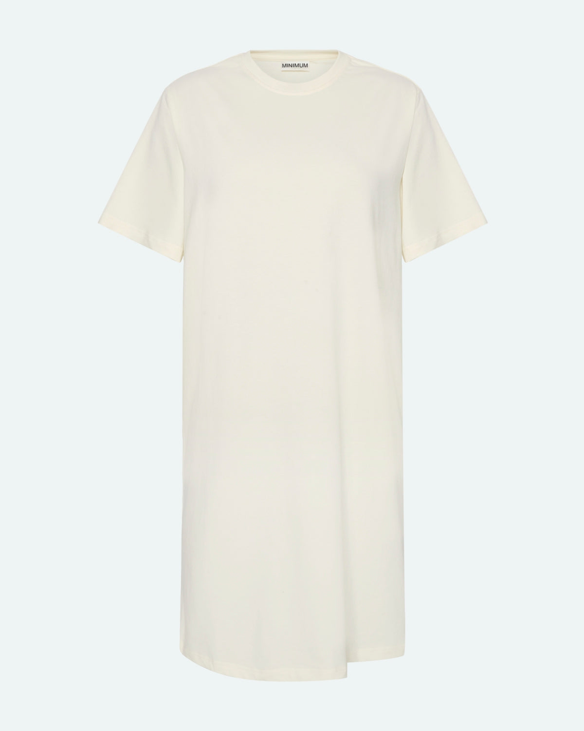 minimum female Lida t-shirtkjole 4249 GOTS Short Dress 0608 Coco Milk