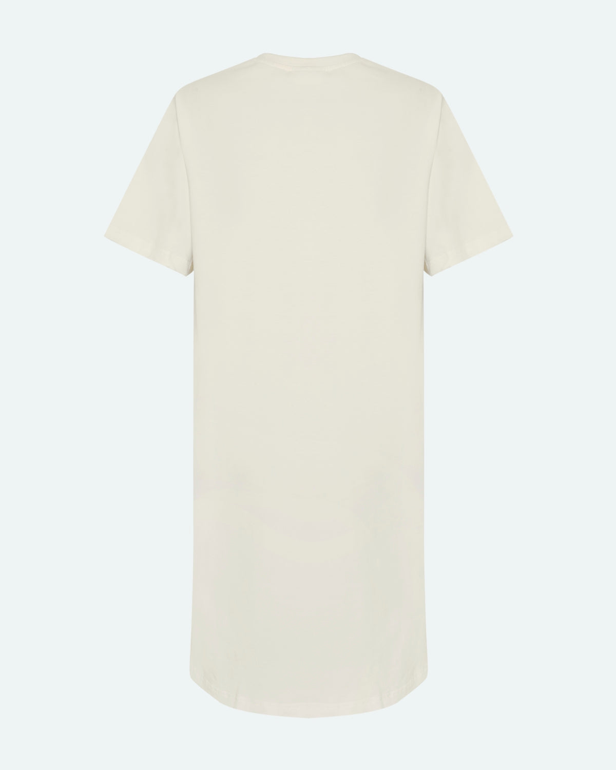 minimum female Lida t-shirtkjole 4249 GOTS Short Dress 0608 Coco Milk