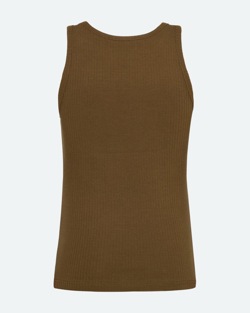 minimum female Lila tank top 4226 Gilet 8006 Ivy Green