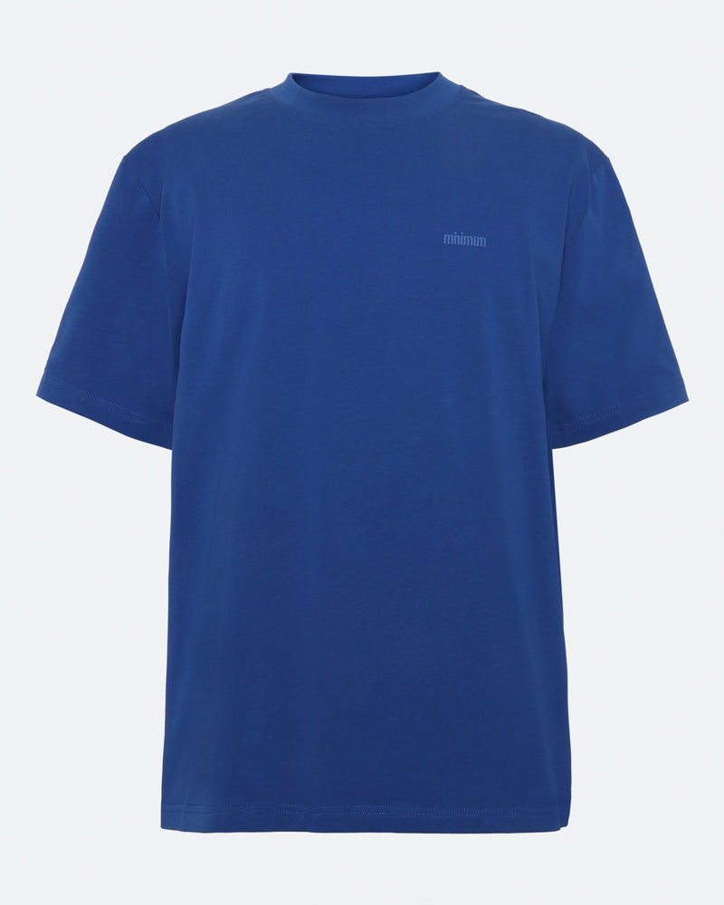 minimum male Lono 3884 Short Sleeved T-shirt 1964 Blue Quartz