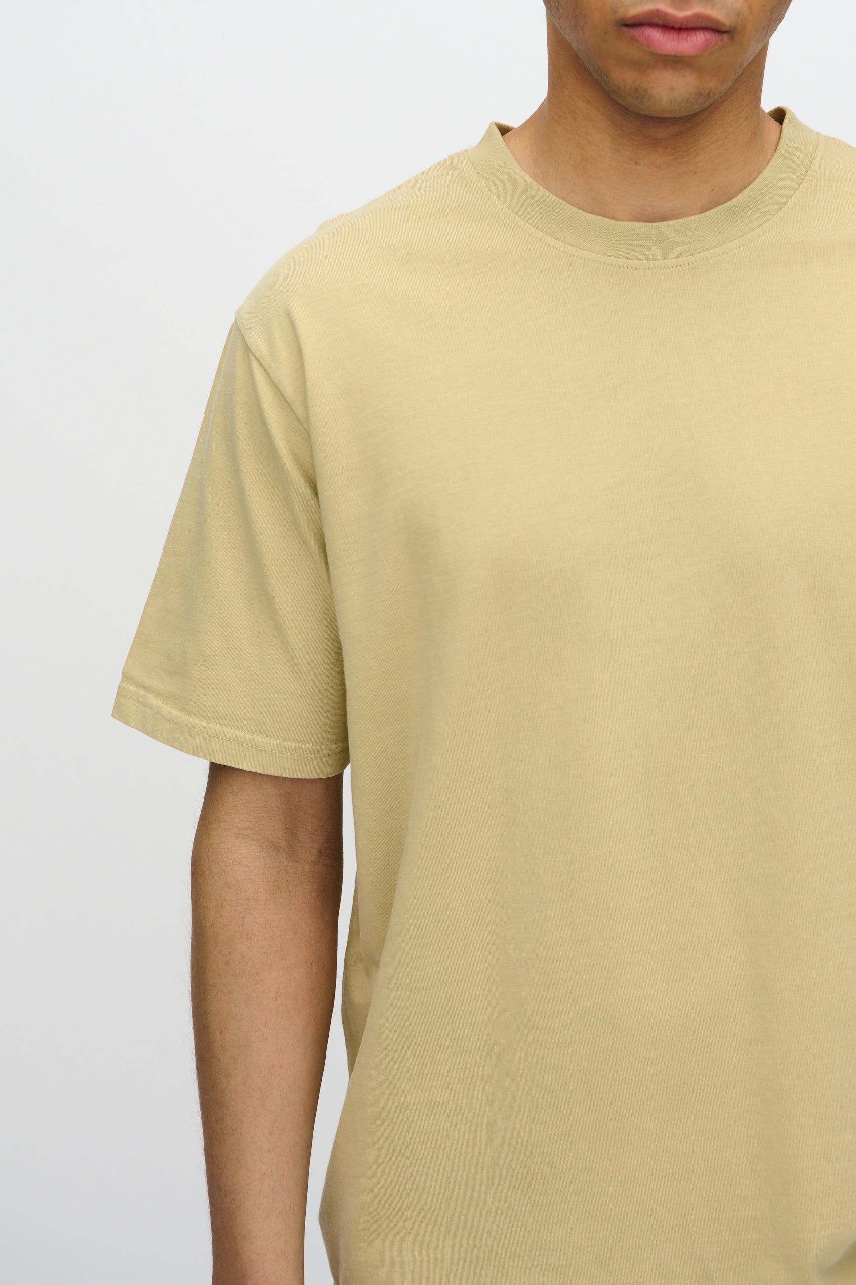 minimum male Lono kortærmet t-shirt 3412 Short Sleeved T-shirt 0513 Eucalyptus