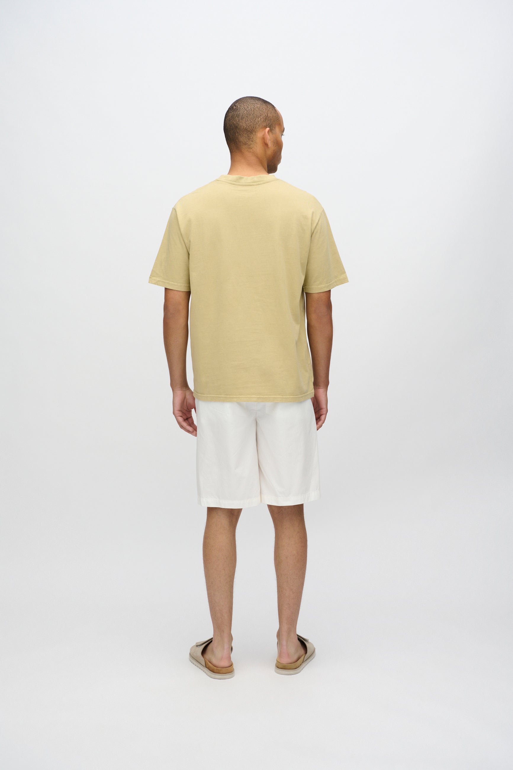 minimum male Lono kortærmet t-shirt 3412 Short Sleeved T-shirt 0513 Eucalyptus