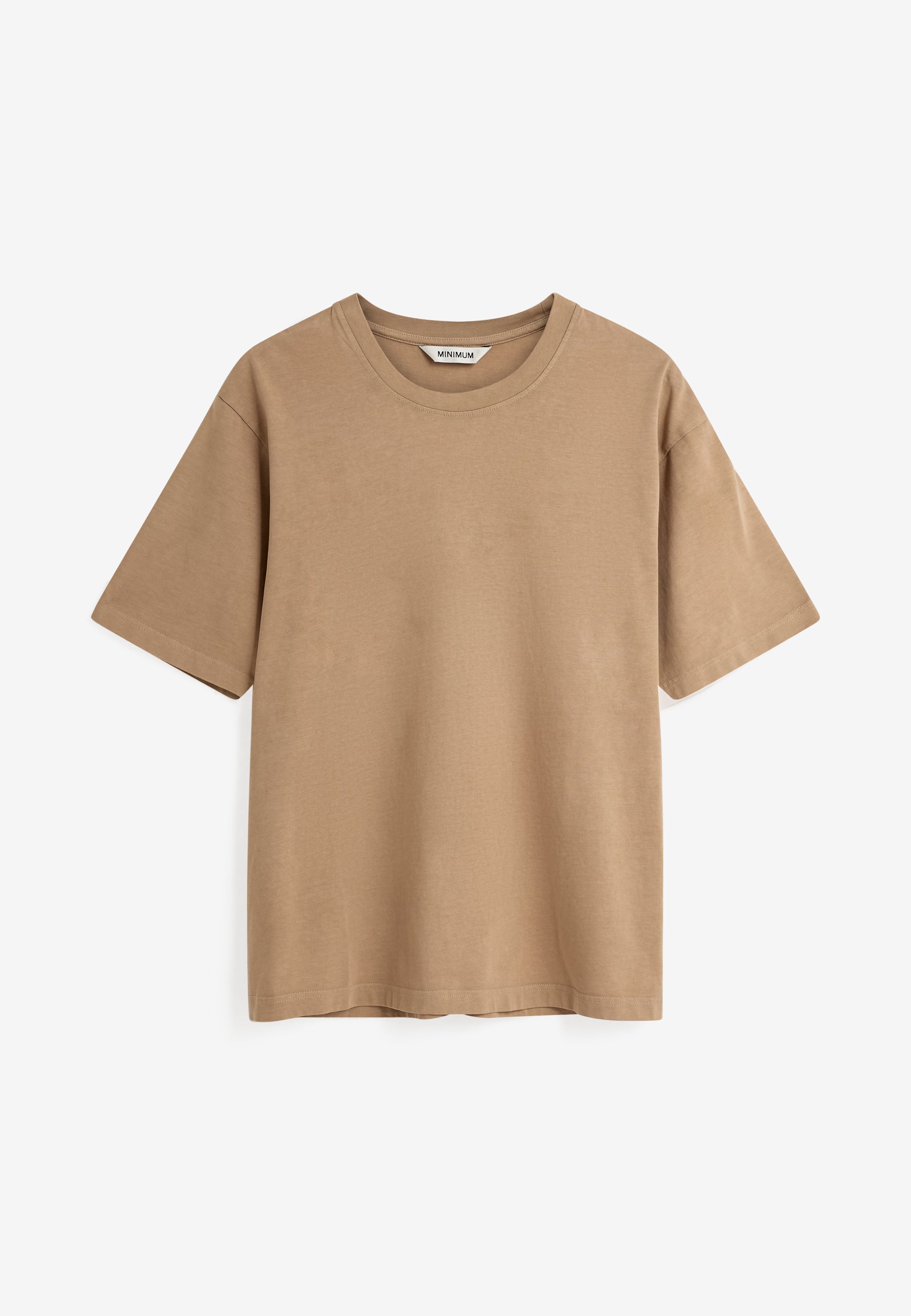 minimum male Lono kortærmet t-shirt 3412 Short Sleeved T-shirt 1109 Chinchilla