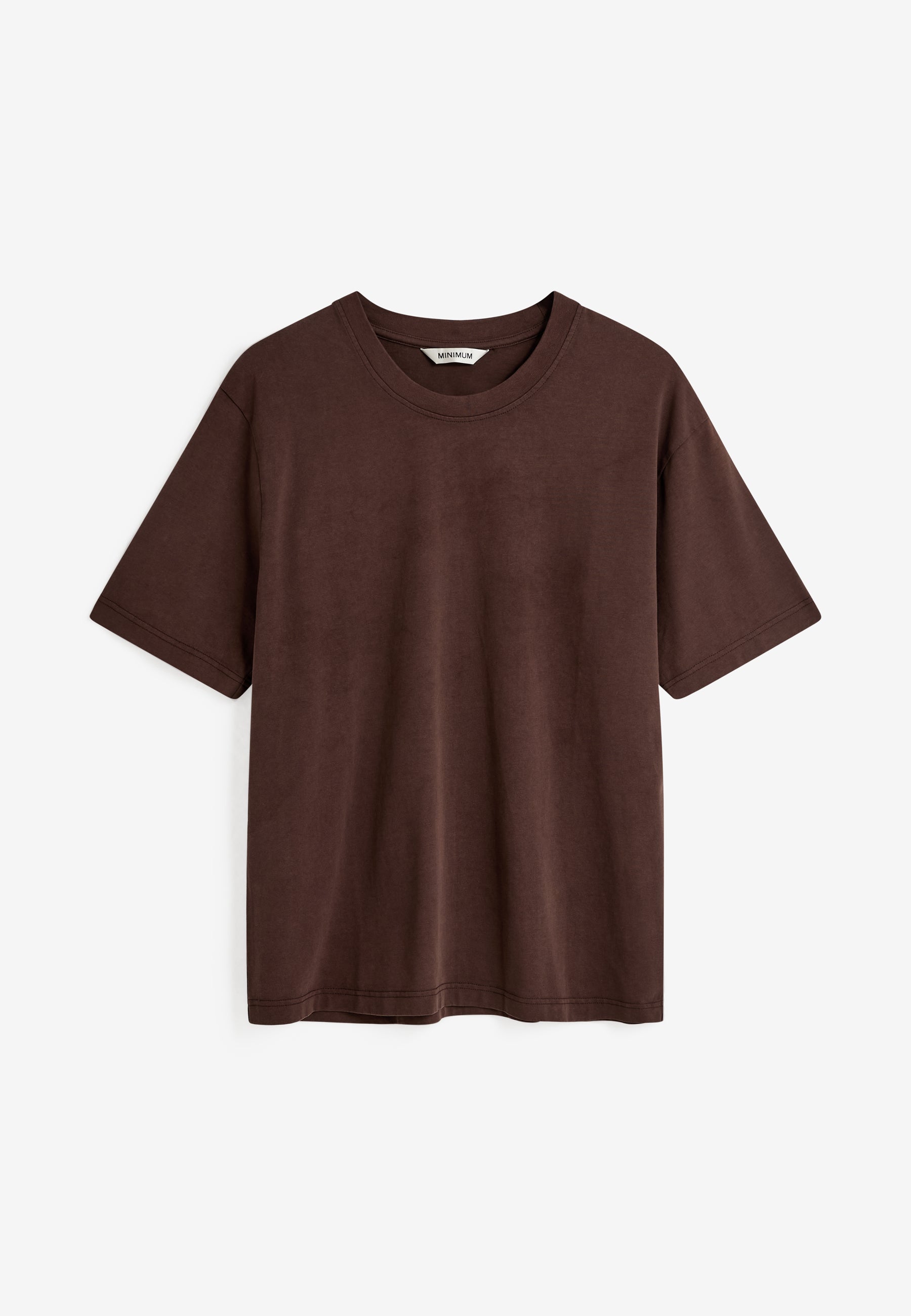 minimum male Lono kortærmet t-shirt 3412 Short Sleeved T-shirt 1914 Seal Brown