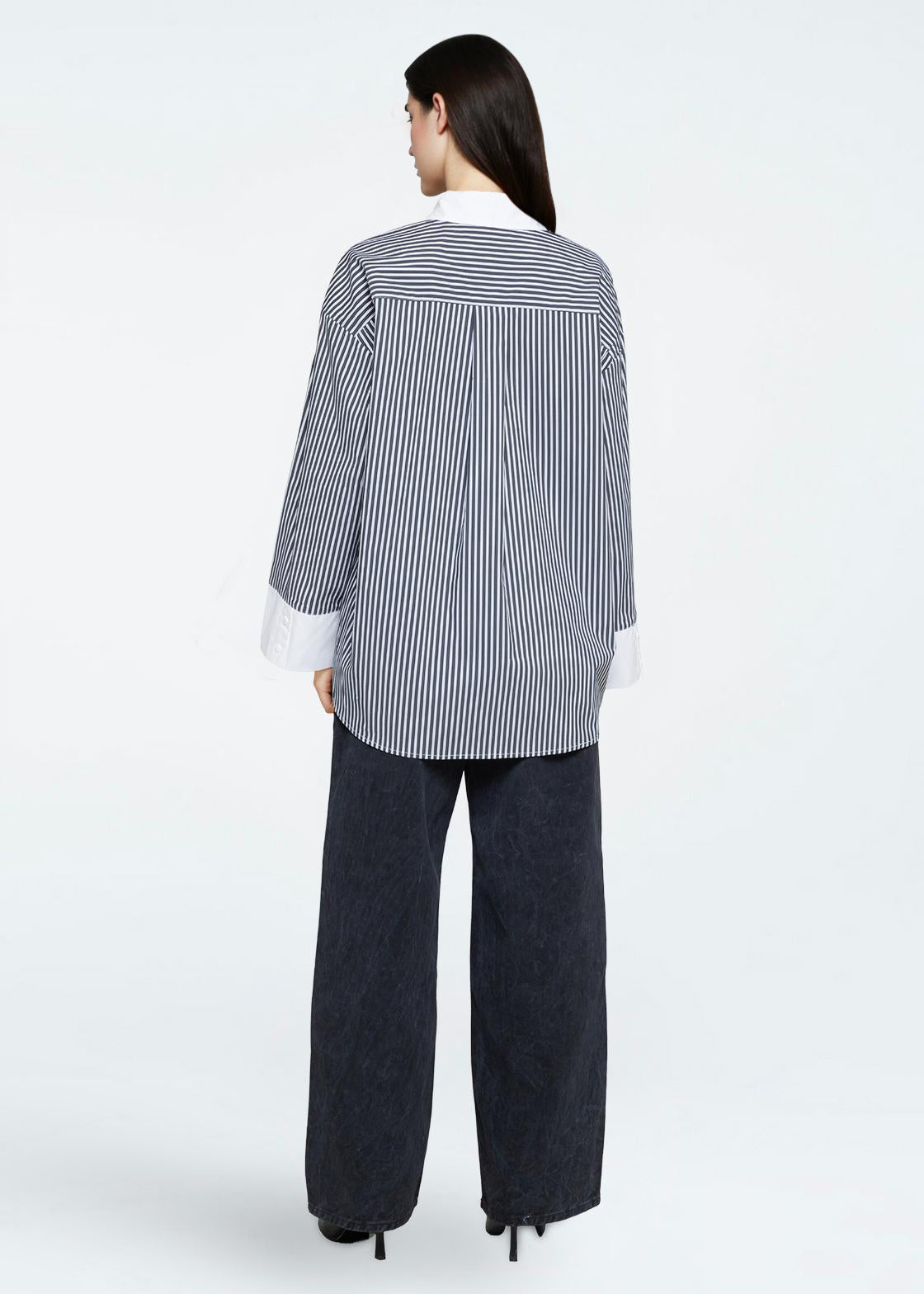 minimum female Maisy shirt 4355 Long Sleeved Shirt 999 Black