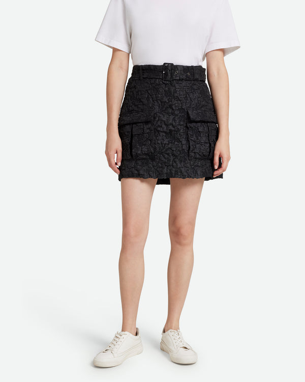 minimum female Maude 3936 Short Skirt 999 Black