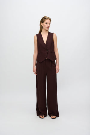 minimum female Melina figursyet vest 3069 Waistcoat 1910 French Roast