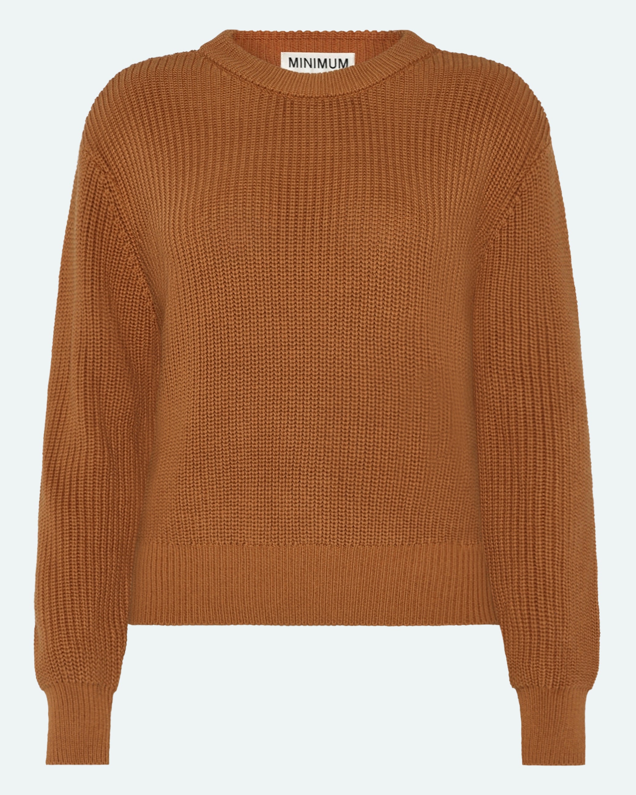 minimum female Mikala striktrøje G006 Jumper 1137 Cashew