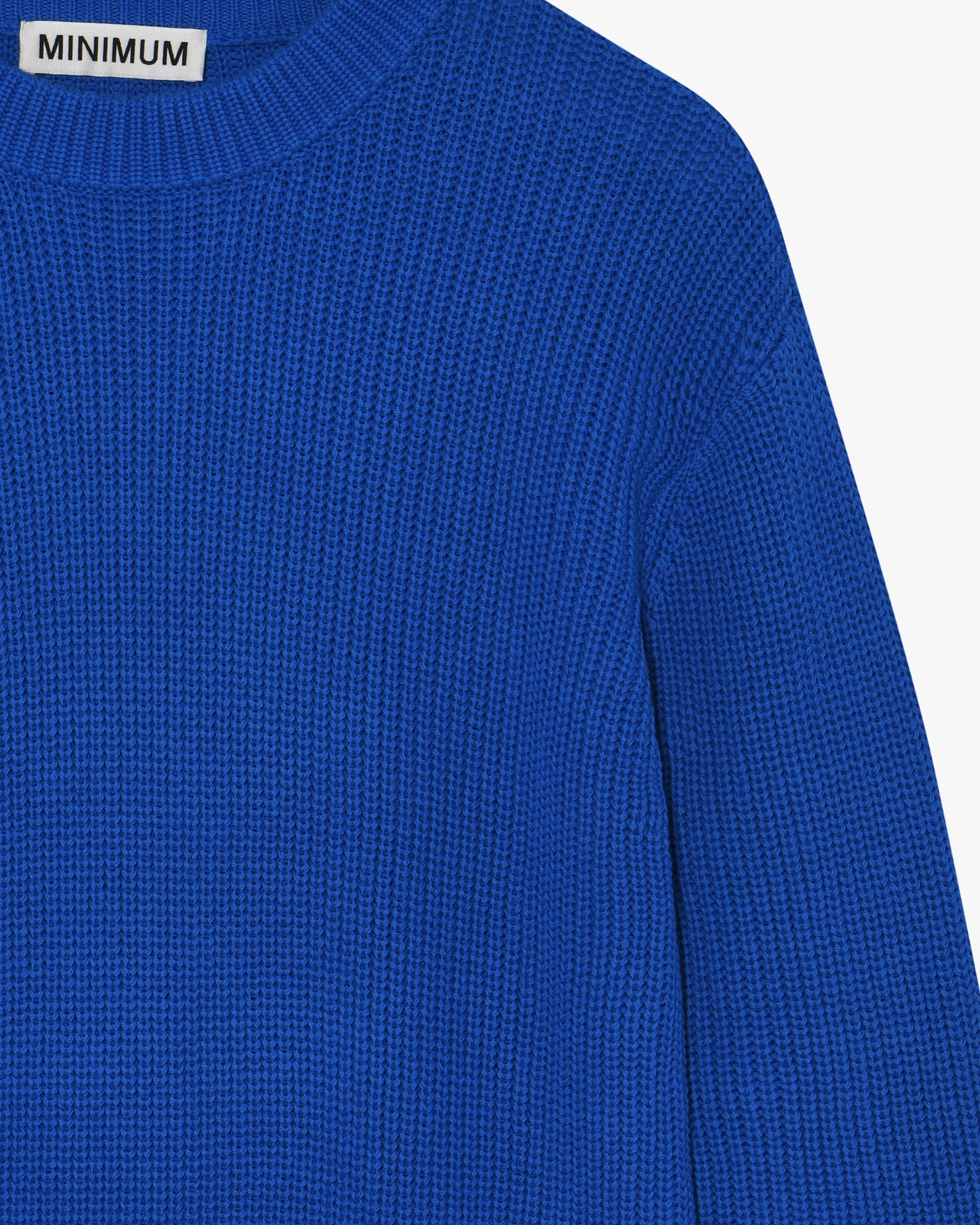 minimum female Mikala striktrøje G006 Jumper 4148 Victoria Blue