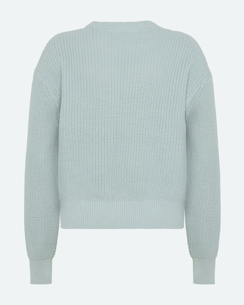 minimum female Mikala striktrøje G006 Jumper 4706 Gray Mist