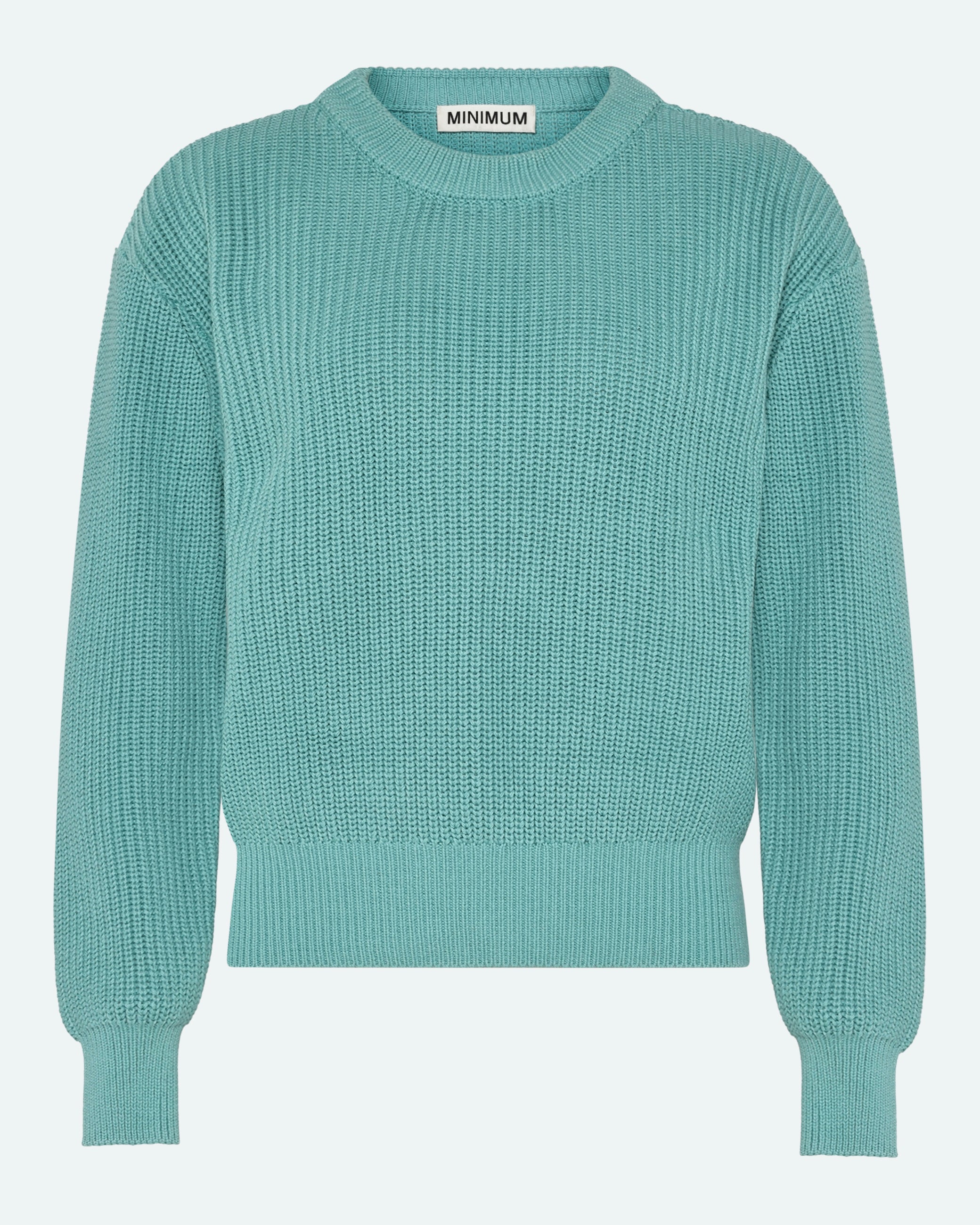 minimum female Mikala striktrøje G006 Jumper 4717 Aqua