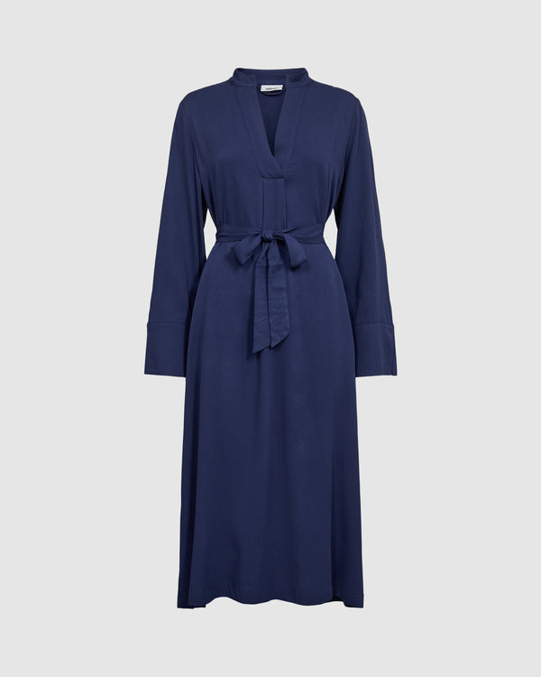 minimum female Milles 9911 Midi Dress 3933 Medieval Blue