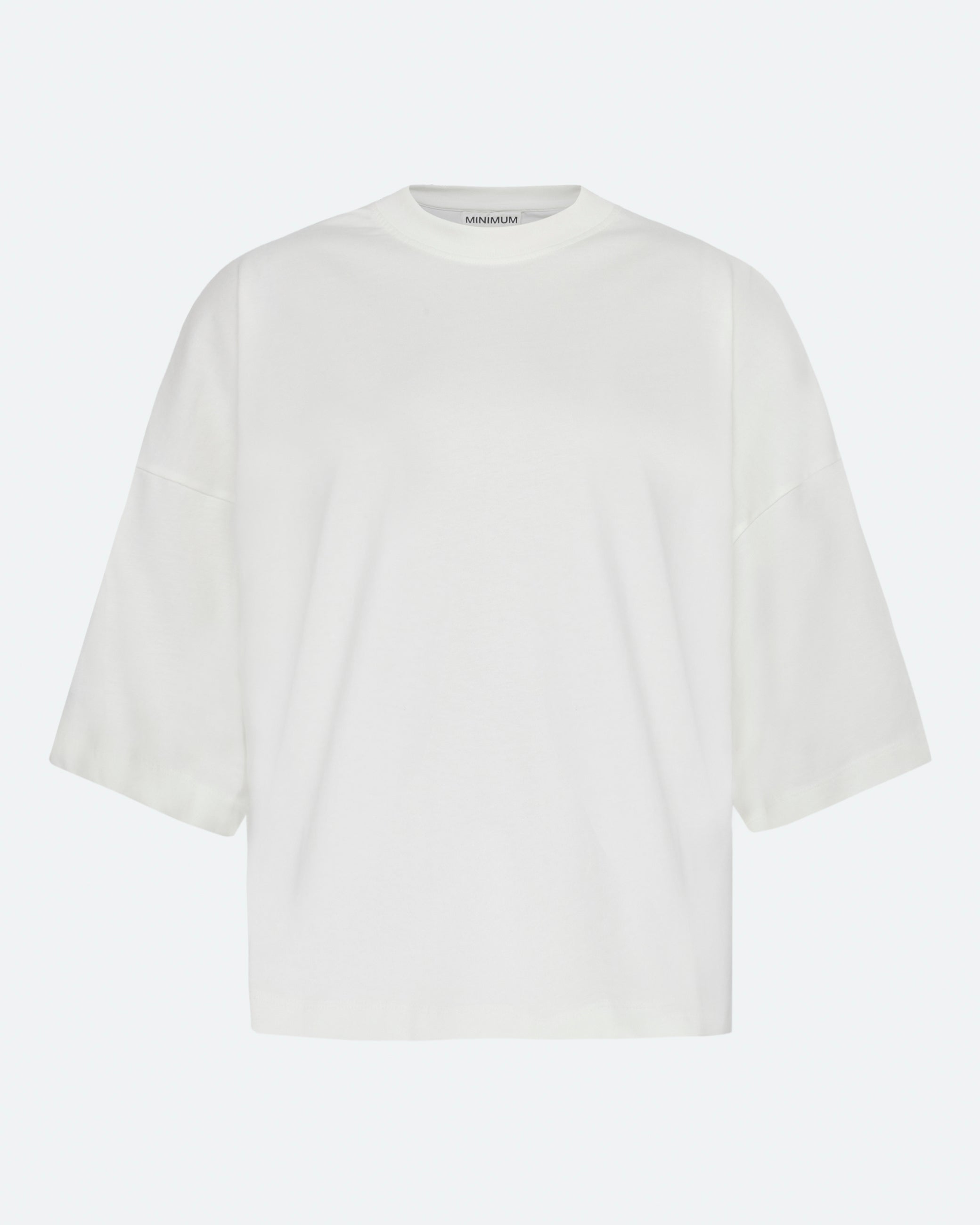 minimum female Mira t-shirt G029 GOTS Short Sleeved T-shirt 0608 Coco Milk