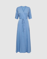 minimum female Miraly 2878 Midi Dress 3930 Vista Blue