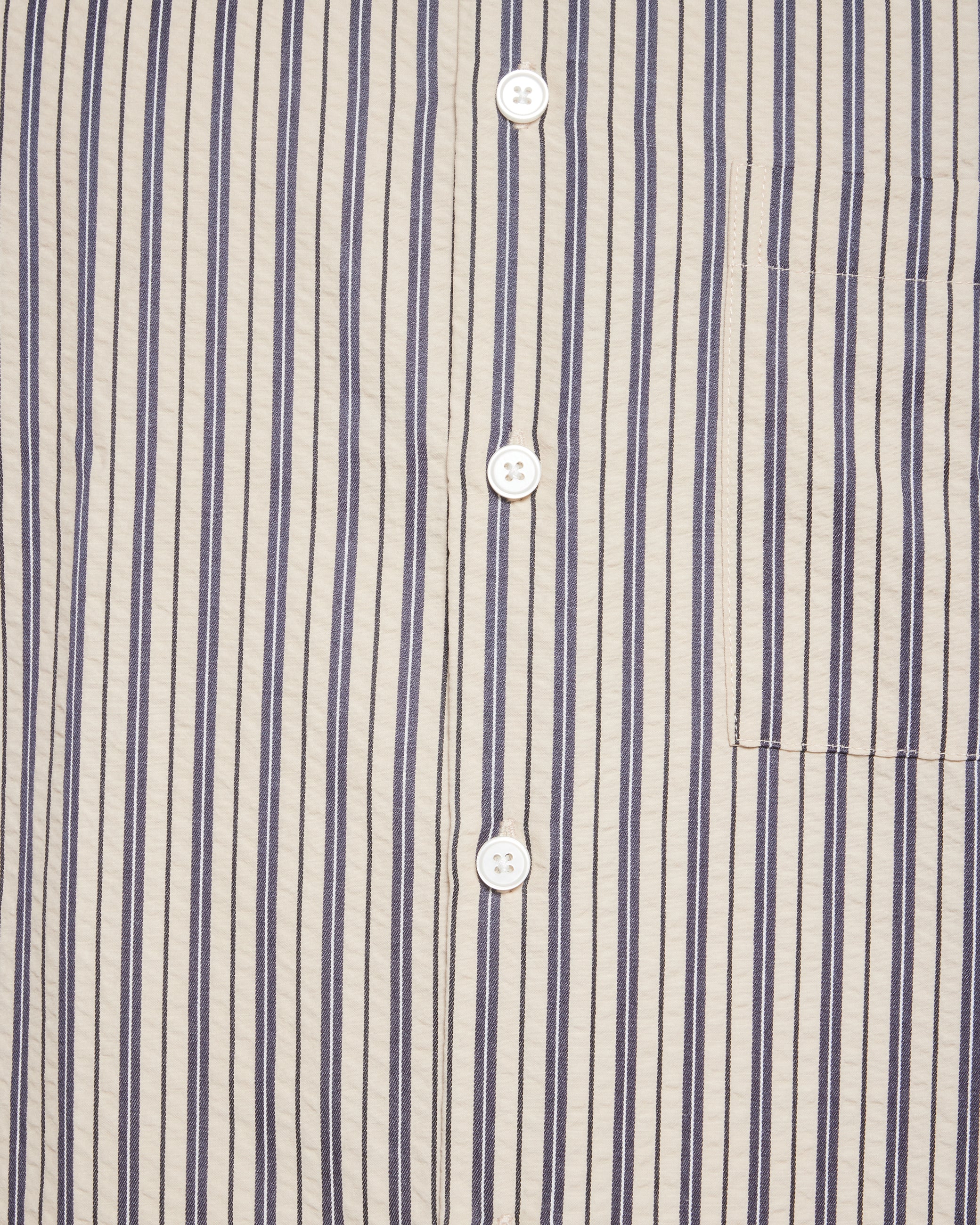 minimum male Nash kortæmet skjorte i striber 4242 Short Sleeved Shirt 0418 Hay
