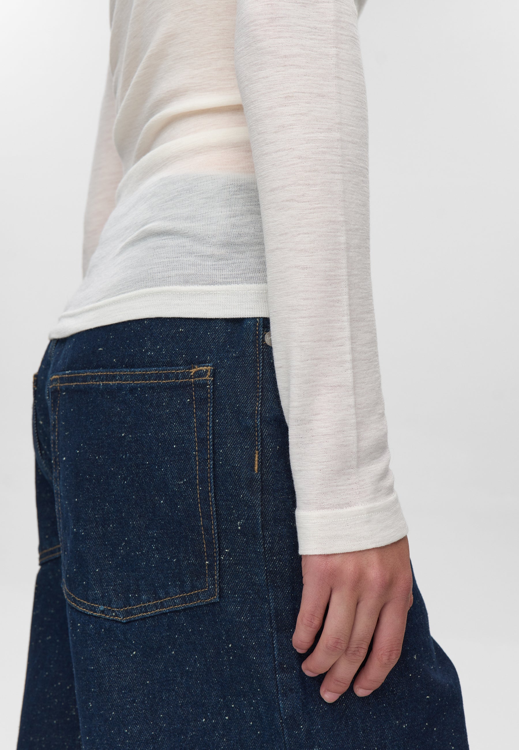 minimum female Natashas langærmet t-shirt 3736 Jumper 0608 Coco Milk