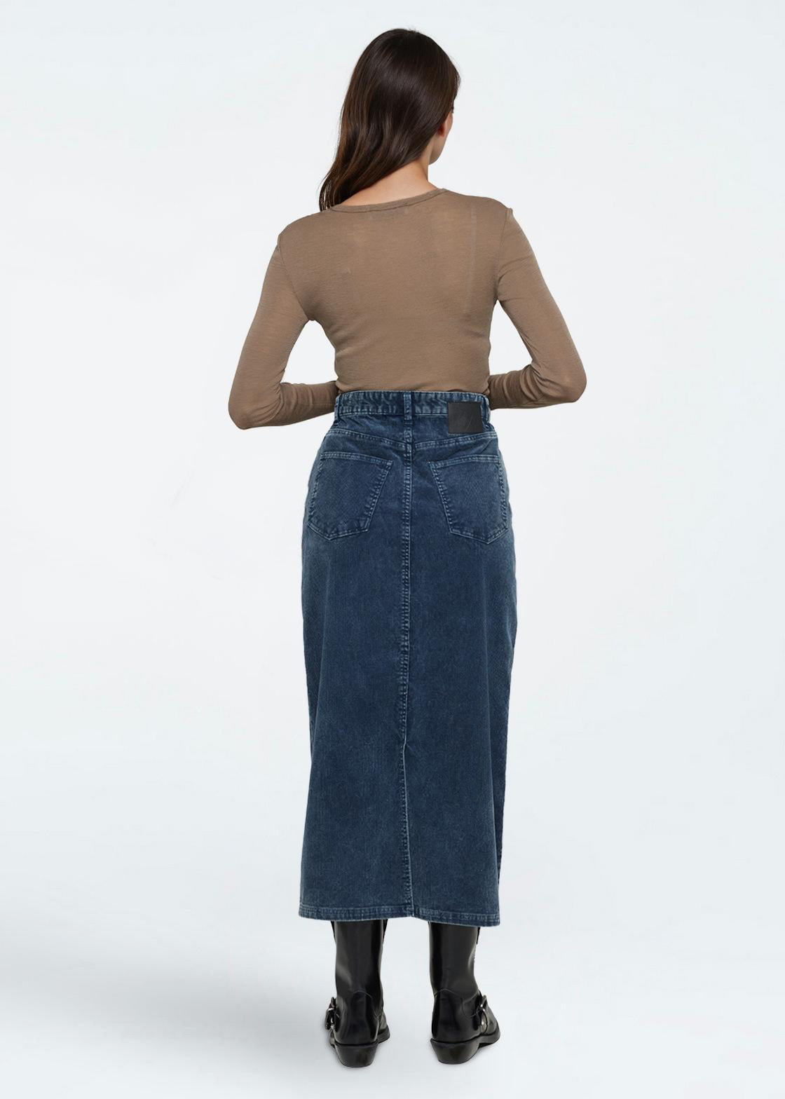 minimum female Natashas langærmet t-shirt 3736 Jumper 1815 Shitake