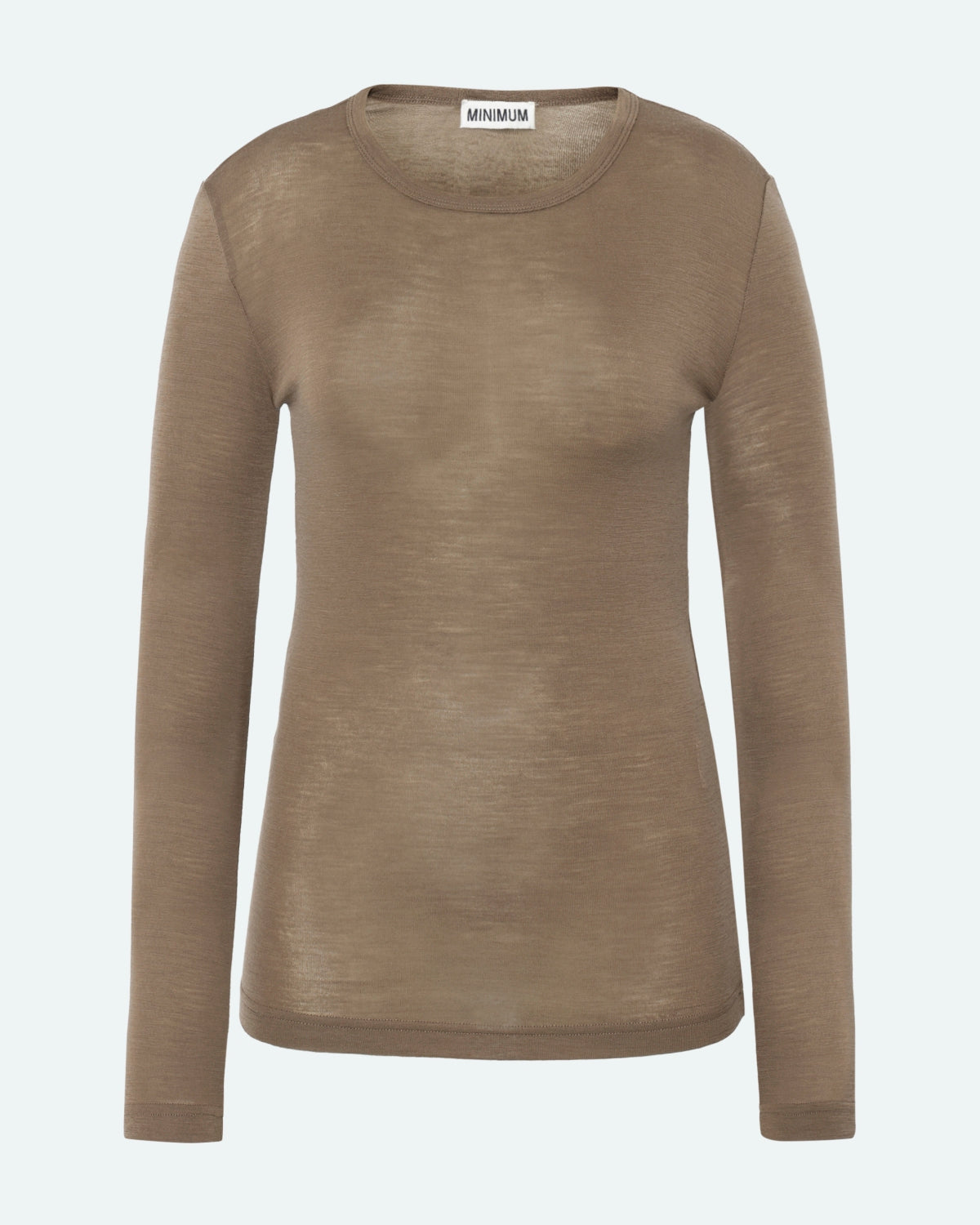 minimum female Natashas langærmet t-shirt 3736 Jumper 1815 Shitake