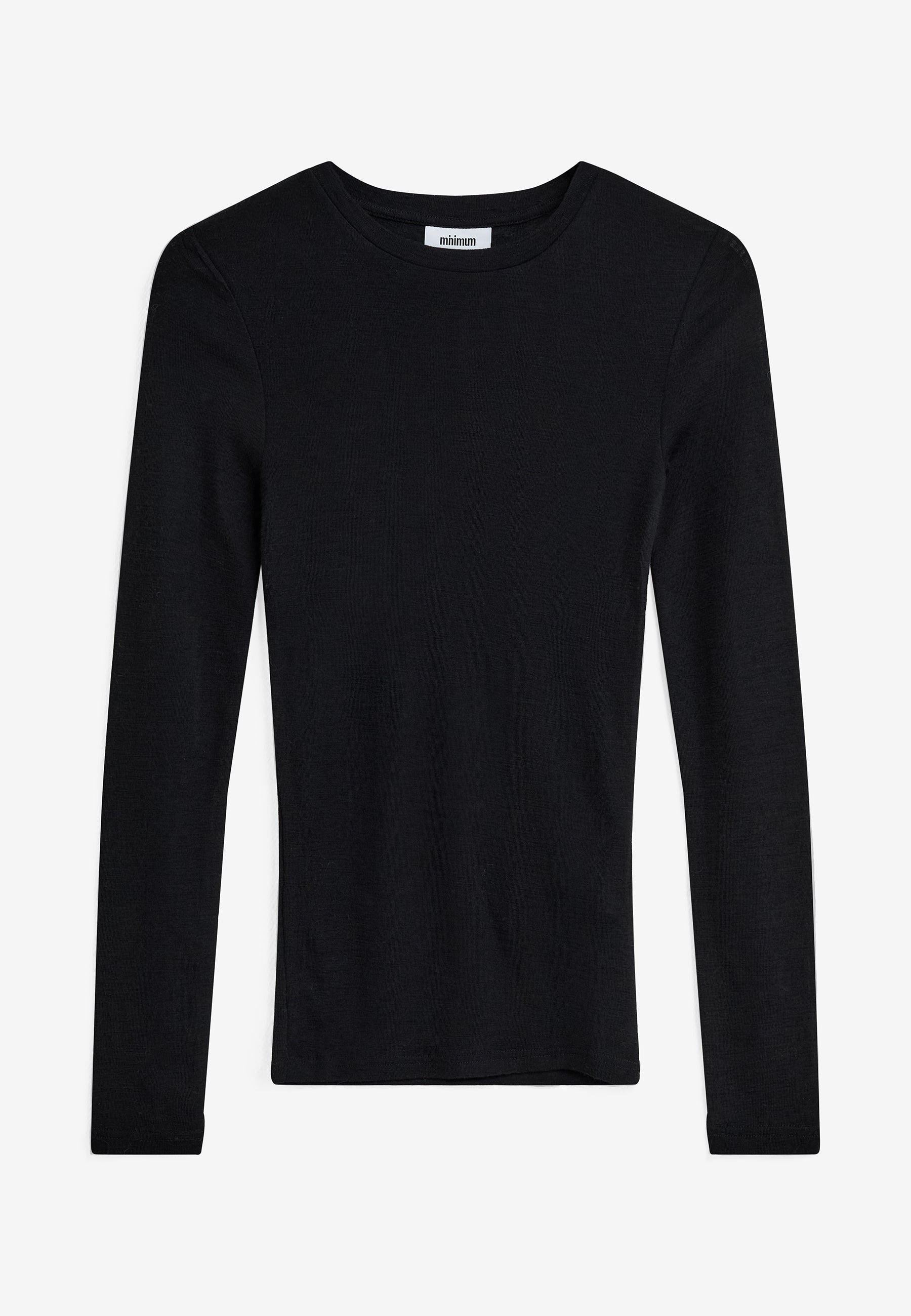 minimum female Natashas langærmet t-shirt 3736 Jumper 999 Black