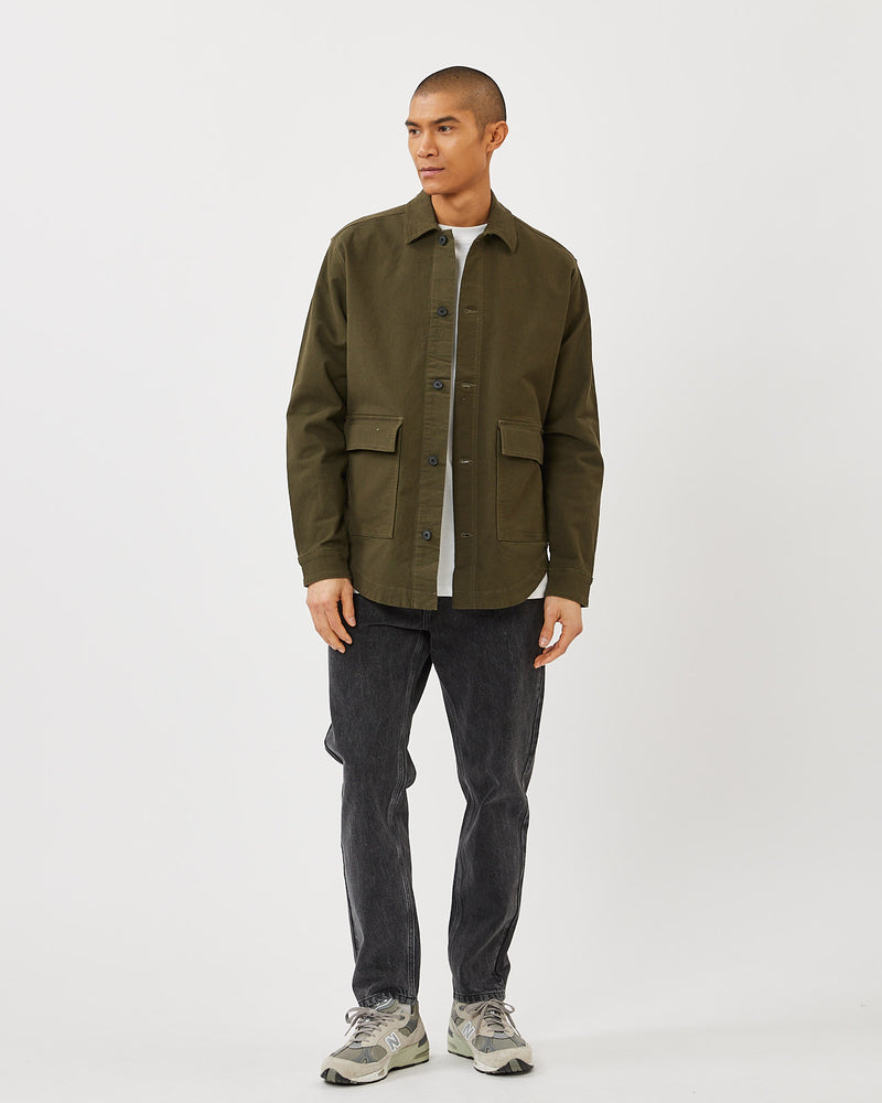 minimum male Nicos 9943 Overshirt 0414 Forest Night