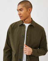 minimum male Nicos 9943 Overshirt 0414 Forest Night