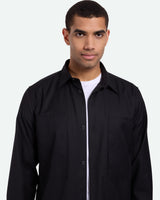 minimum male Pablo 3795 Long Sleeved Shirt 999 Black