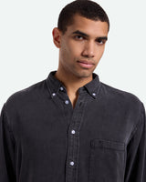 minimum male Pedro langærmet skjorte 3859 Long Sleeved Shirt 999 Black