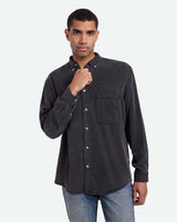 minimum male Pedro langærmet skjorte 3859 Long Sleeved Shirt 999 Black