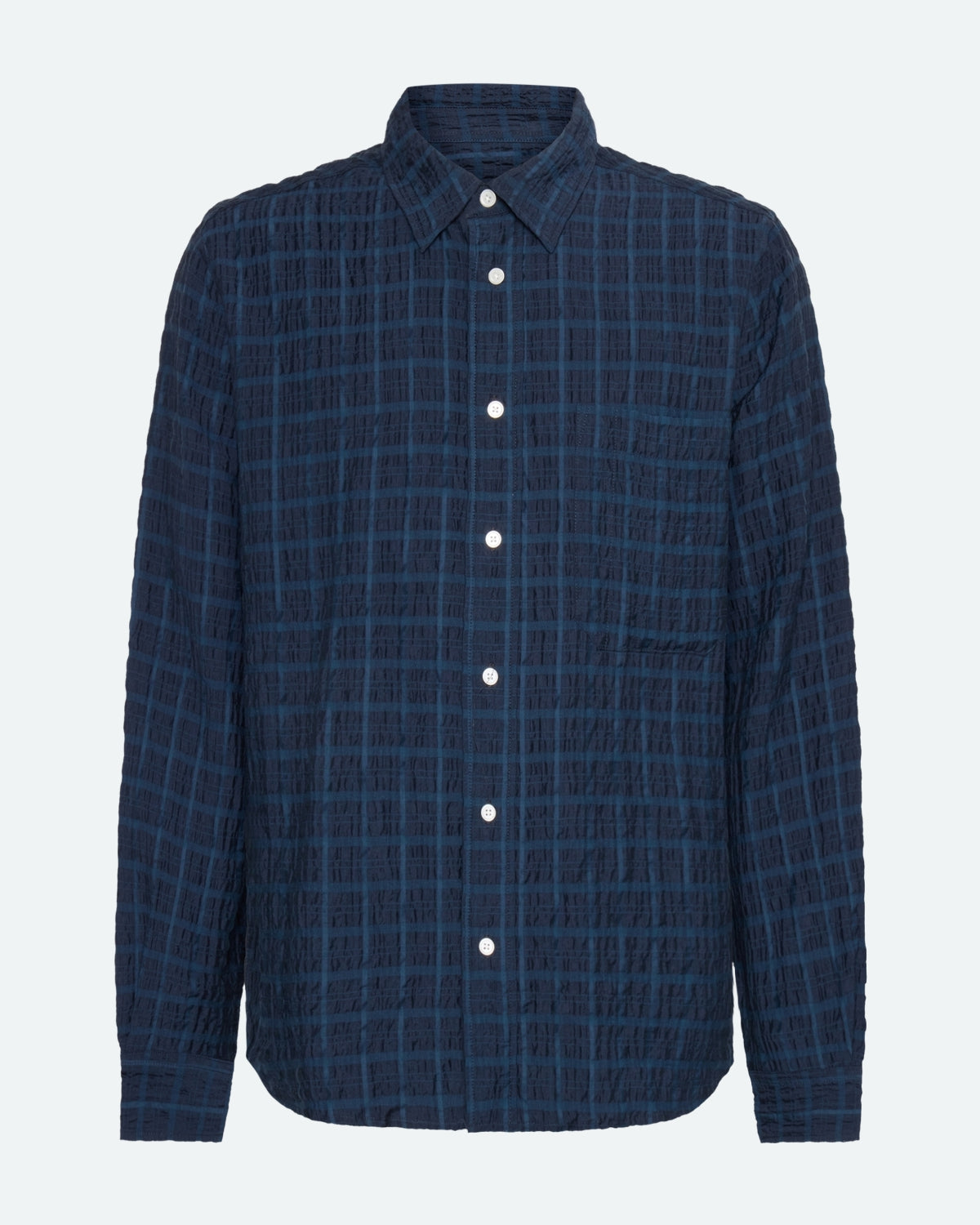 minimum male Pedro langærmet rlx skjorte 4141 Long Sleeved Shirt 3922 Sky Captain