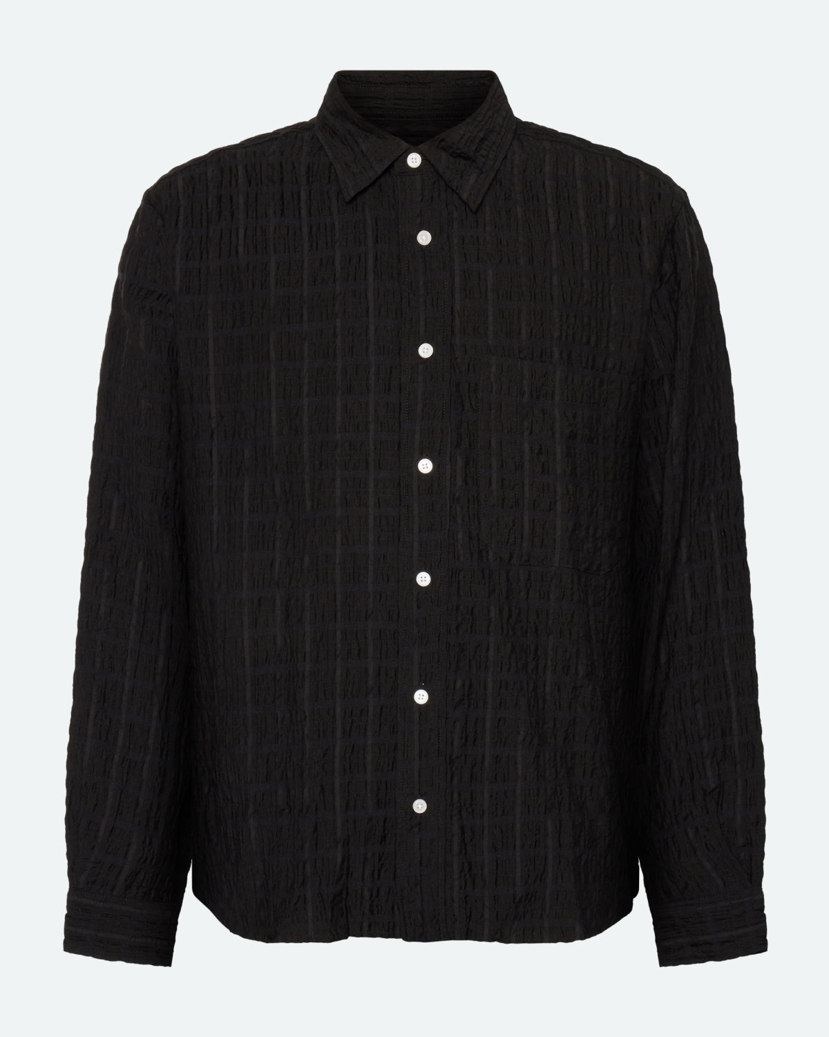 minimum male Pedro langærmet rlx skjorte 4141 Long Sleeved Shirt 999 Black