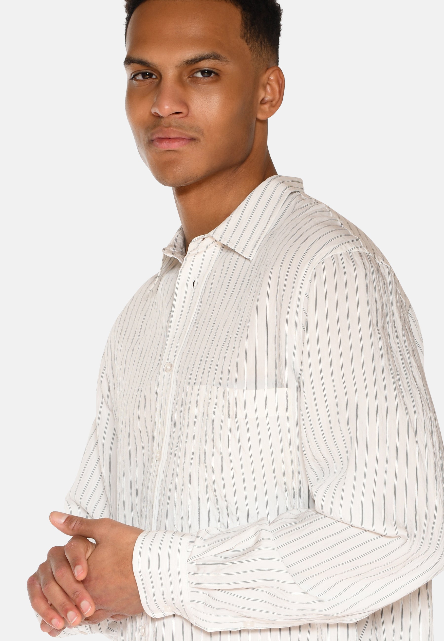 minimum male Pedro langærmet rlx skjorte 4173 Long Sleeved Shirt 000 White