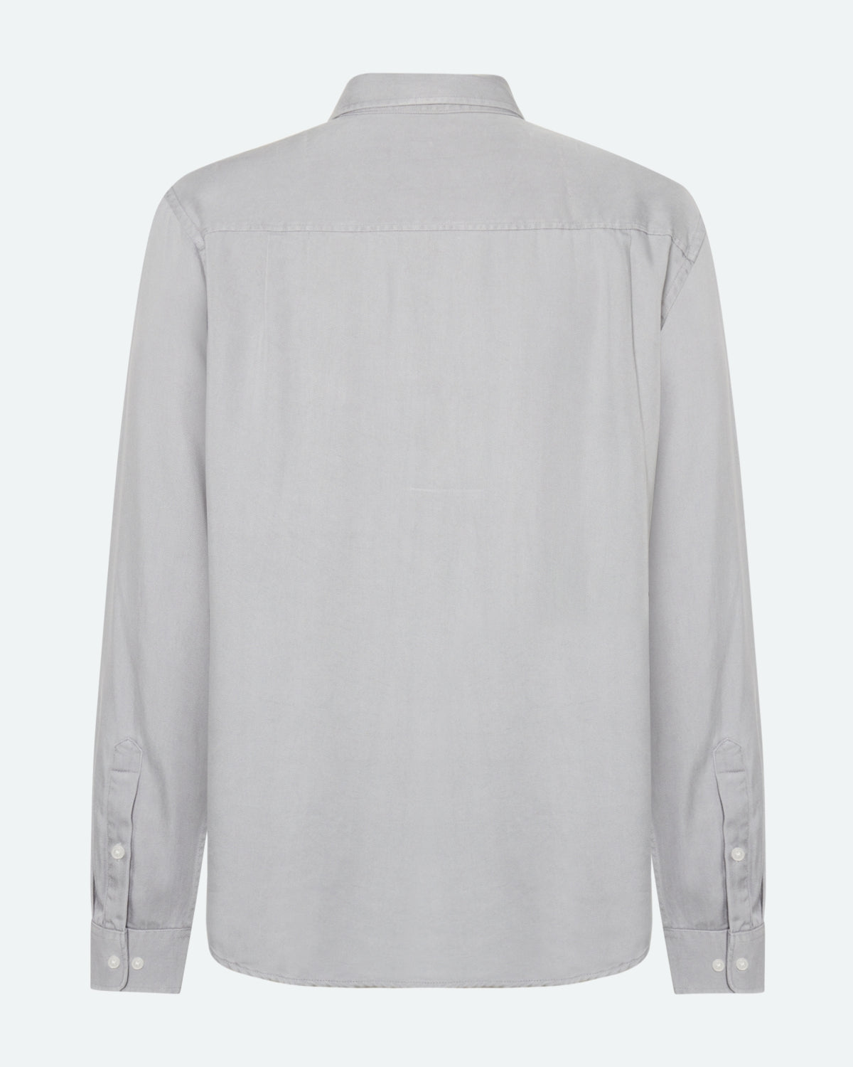 minimum male Pedro langærmet skjorte 3859 Long Sleeved Shirt 910 Light Grey