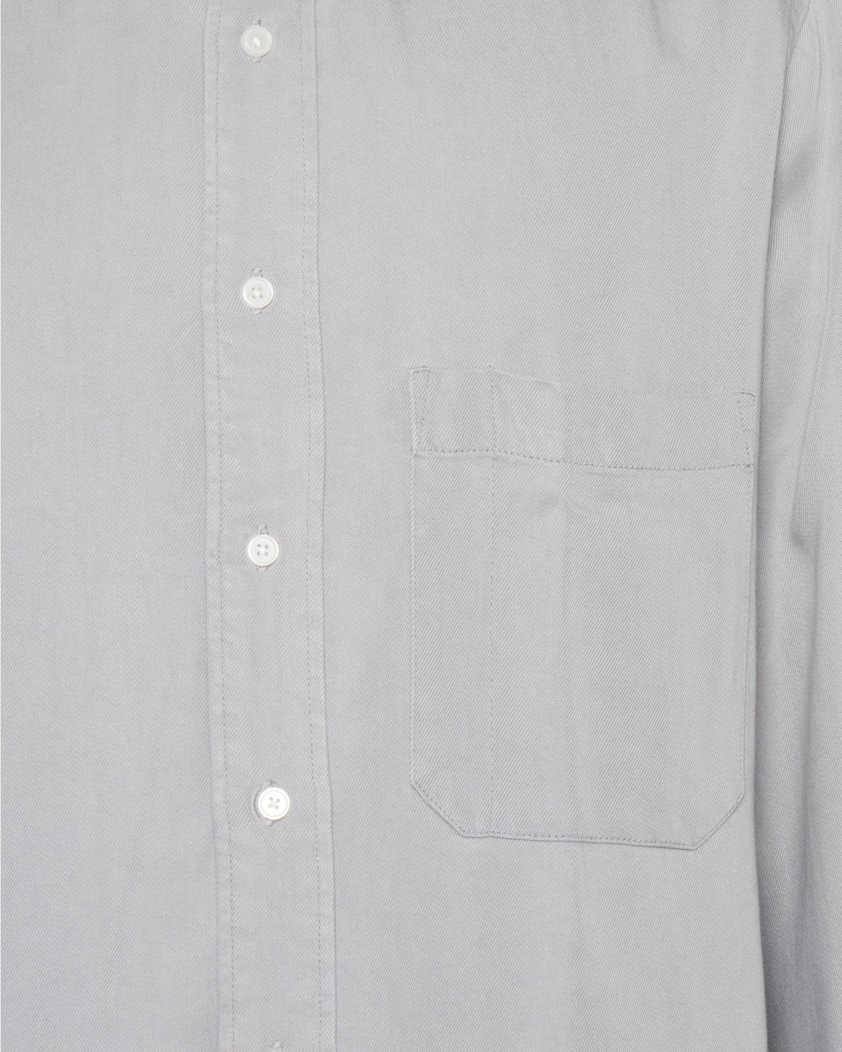 minimum male Pedro langærmet skjorte 3859 Long Sleeved Shirt 910 Light Grey