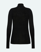 minimum female Pernilles langærmet rullekravetrøje 3736 Turtleneck 999 Black